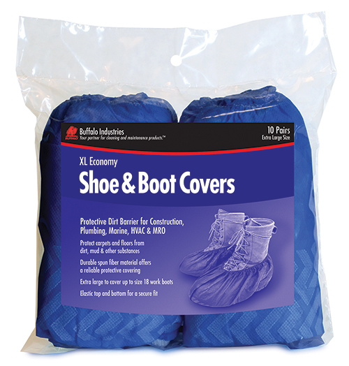 Buffalo 68401 XL Economy Shoe Boot Covers 10 Pr