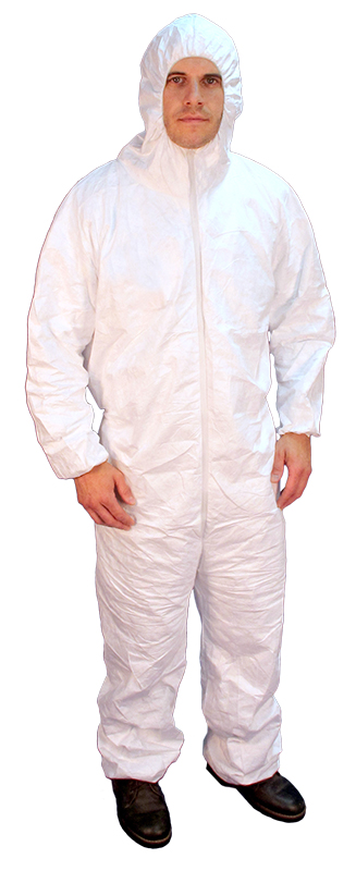 Buffalo Hooded Disposable Coveralls