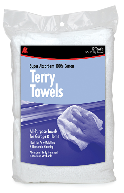 Buffalo 60220 Terry Towels 12Pk