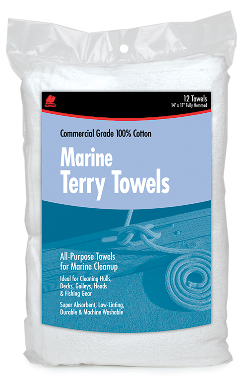 Buffalo 60249 Terry Towels Marine 12Pk