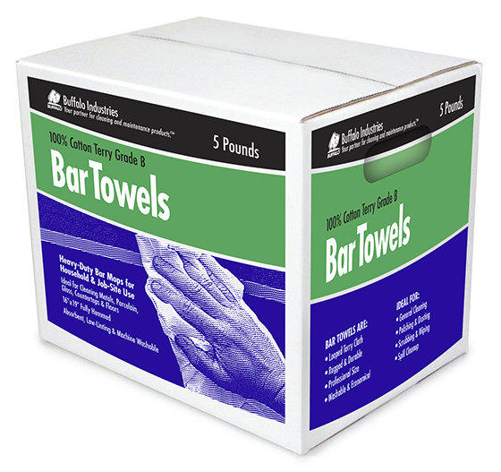 Buffalo 12052 Bar Towels 5 lb. Box