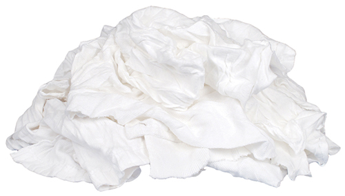 Buffalo Recycled White T-Shirt Cloth Rags