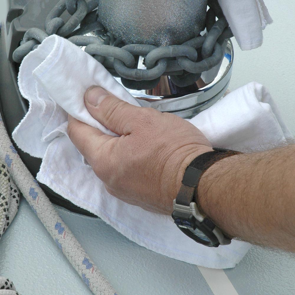 Diaper Cloths polishing marine chrome