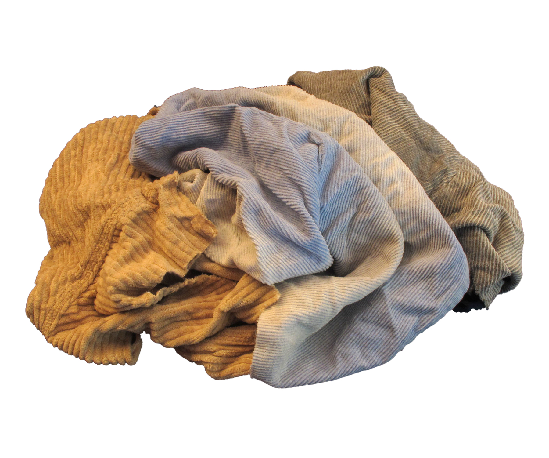 Recycled Colored Corduroy Rags