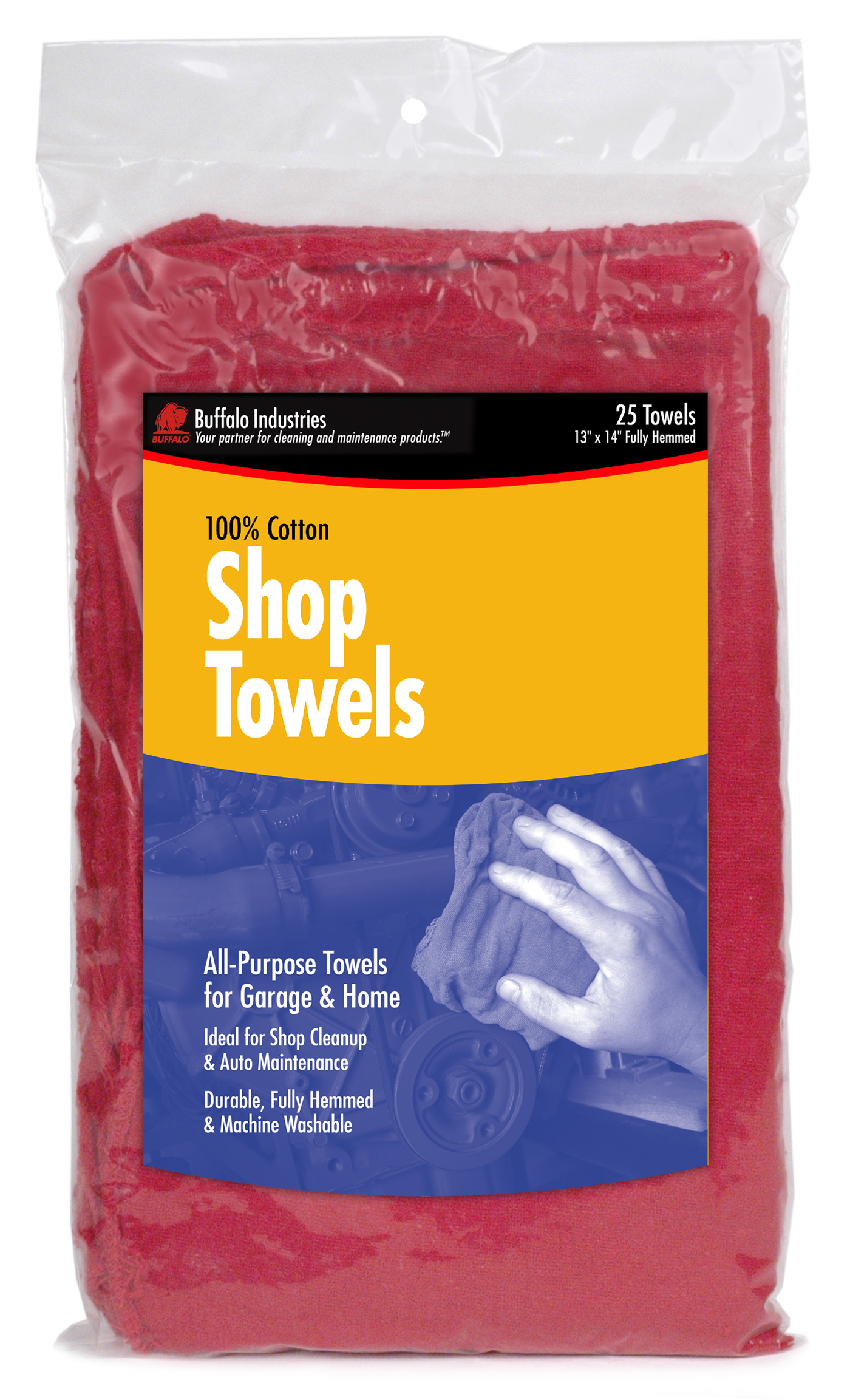 Red Shop Rags Bulk